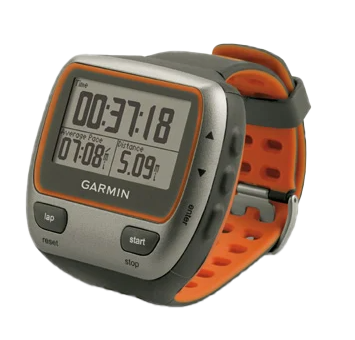 Garmin Forerunner 310XT GPS smartwatch with orange strap, Garmin Certified Refurbished
