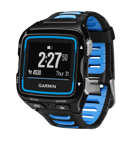 Garmin Forerunner 920XT GPS smartwatch, blue/black band, Garmin Certified Refurbished