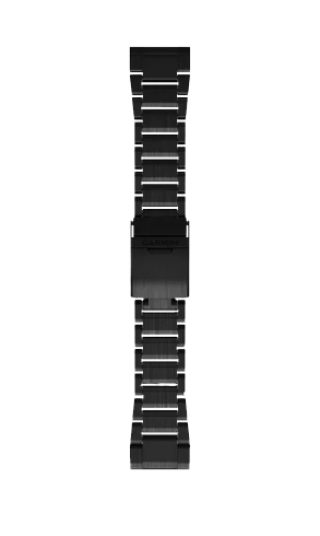Garmin QuickFit 26 watch band, carbon gray DLC titanium