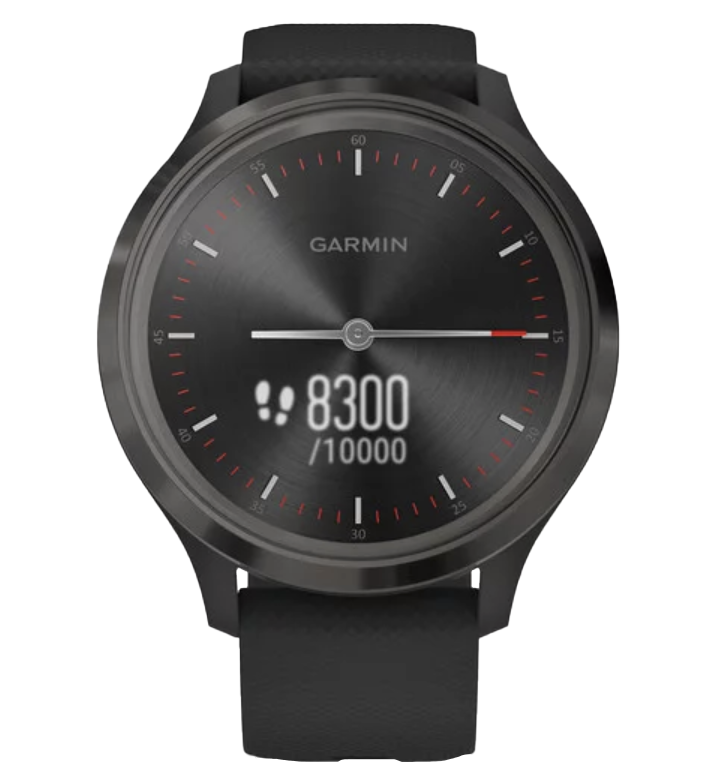 Garmin Vívomove 3, Slate Bezel w/ Black Silicone Band, GPS Smartwatch (Garmin Certified Refurbished) by Garmin