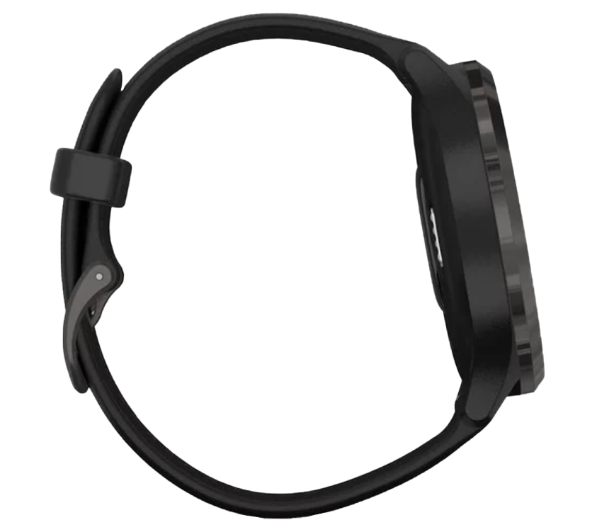 Garmin Vívomove 3, Slate Bezel w/ Black Silicone Band, GPS Smartwatch (Garmin Certified Refurbished) by Garmin