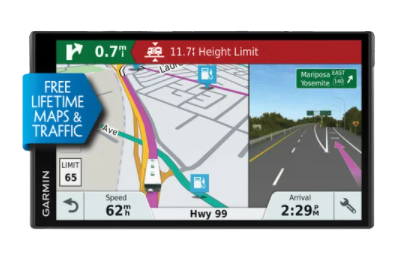 Garmin RV 770 LMT-S 7-inch GPS navigation system, certified refurbished, free lifetime maps & traffic