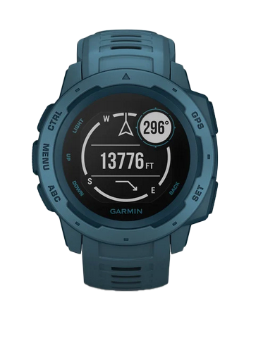 Garmin Instinct, Lakeside Blue, Rugged GPS Smartwatch (Garmin Certified Refurbished) by Garmin