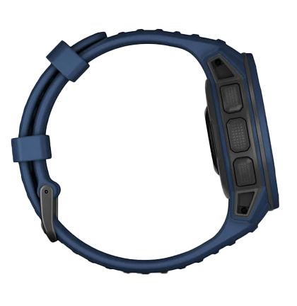 Garmin Instinct Solar tidal blue smartwatch, rugged GPS, certified refurbished