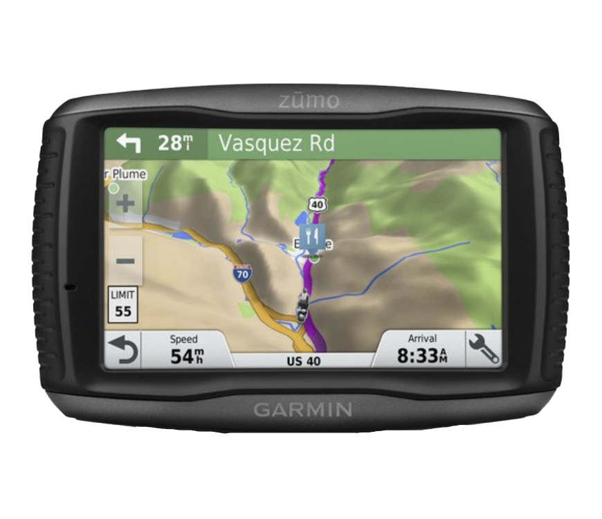 Garmin Zumo 595LM motorcycle GPS, certified refurbished, black navigation device