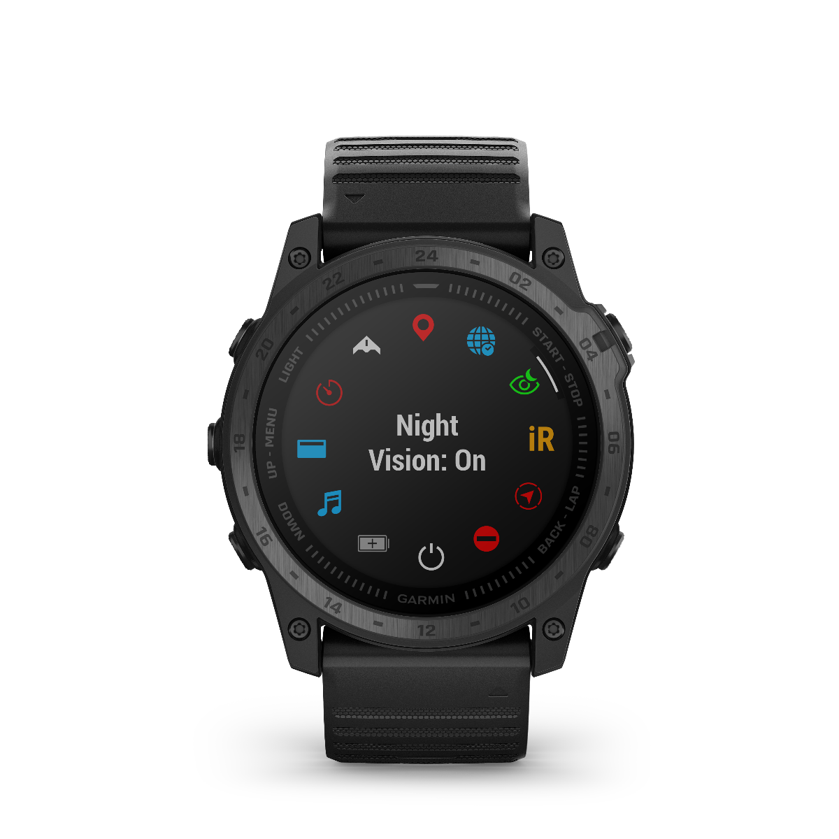 Garmin Tactix 7 smartwatch, refurbished, black case and strap