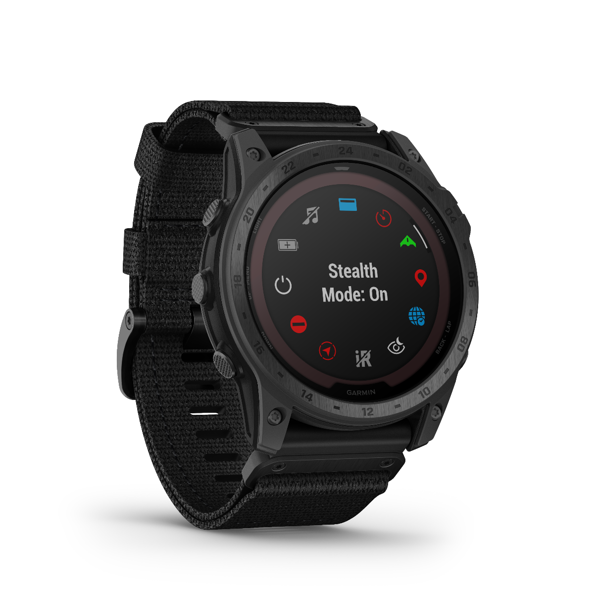 Garmin Tactix 7 Pro Ballistics Edition smartwatch with black rugged strap
