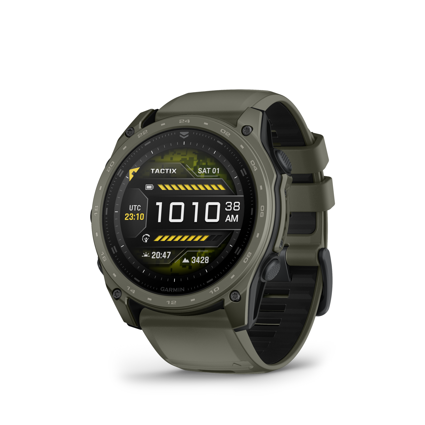 Garmin tactix 8 smartwatch, olive drab Cerakote coating, 51 mm AMOLED display