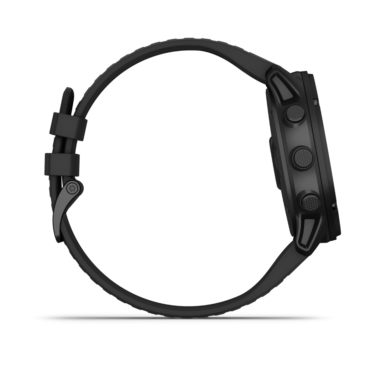Garmin Tactix Delta Sapphire Edition smartwatch with black silicone strap