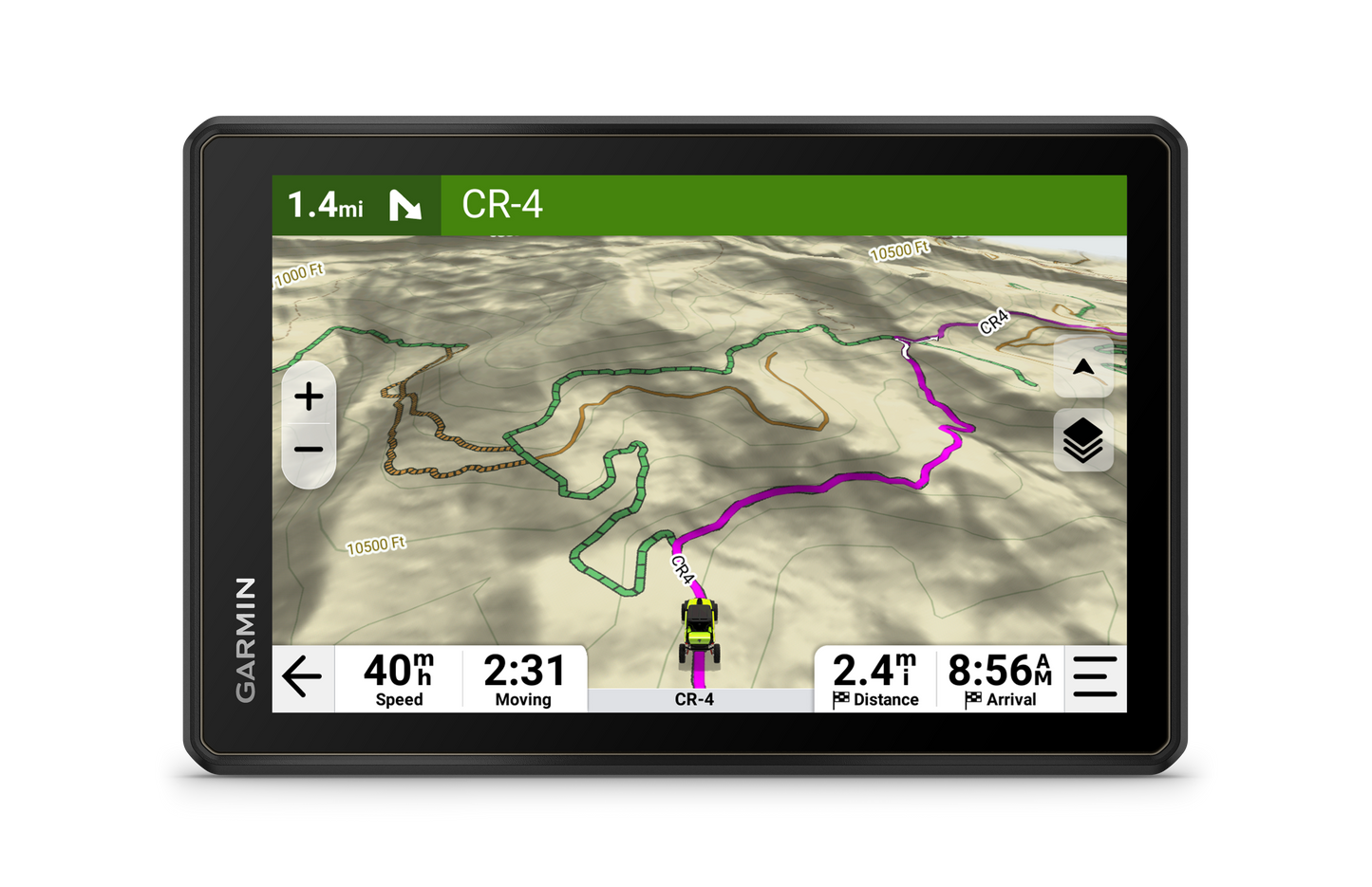 Garmin Tread 2 SxS Edition 8-inch rugged powersport GPS navigator with CR-4 map