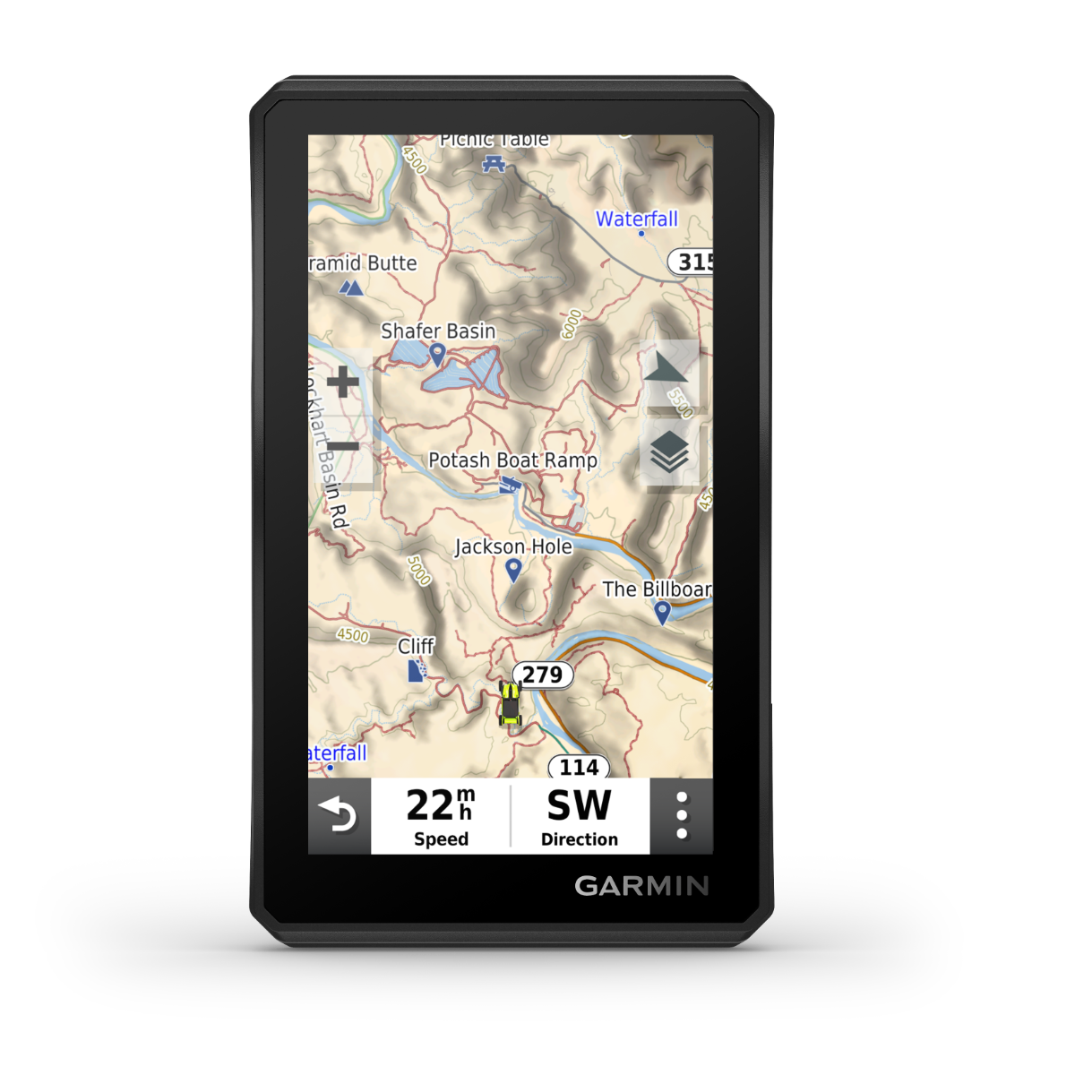 Garmin Tread Powersport GPS rugged black navigation device with Ride Radio 010-02406-00