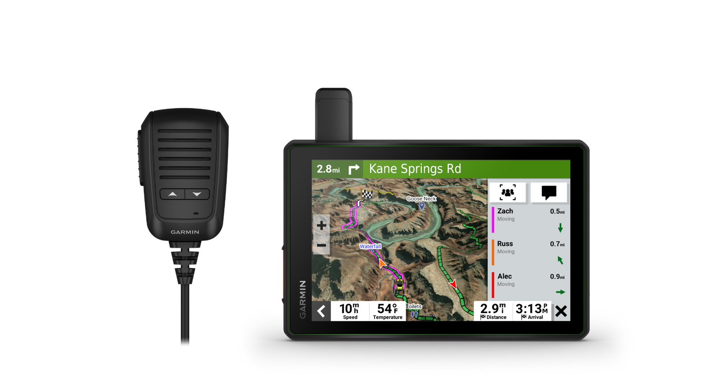 Garmin Tread SxS Edition GPS navigation system with black external microphone (2-piece set)