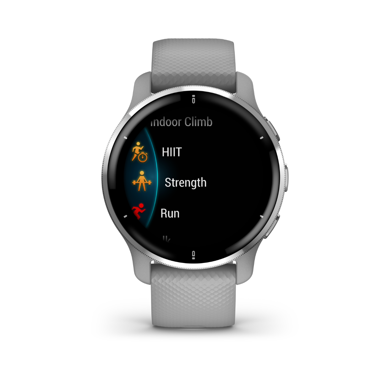 Garmin Venu 2 Plus, Stainless Bezel w/ Powder Gray Case and Silicone Band (Garmin Certified Refurbished) by Garmin