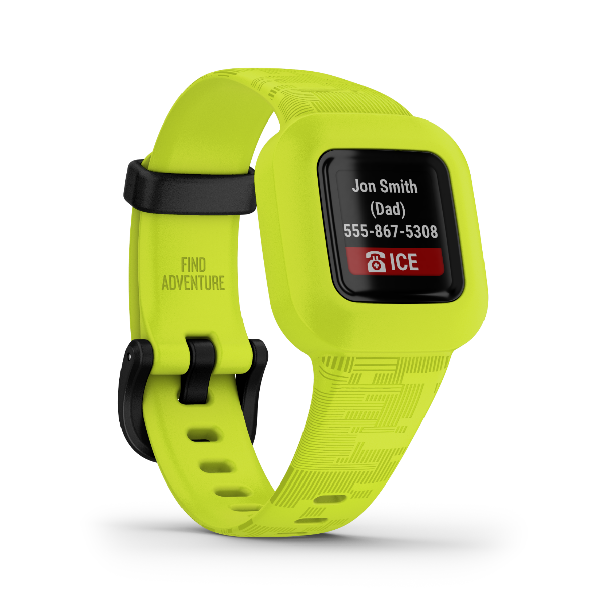 Garmin vivofit jr. 3 Digi Camo neon lime kids' activity tracker