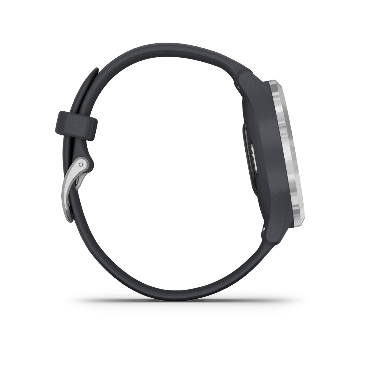 Garmin Vívomove 3S, Silver with Granite Blue Band, GPS Smartwatch (Garmin Certified Refurbished) by Garmin