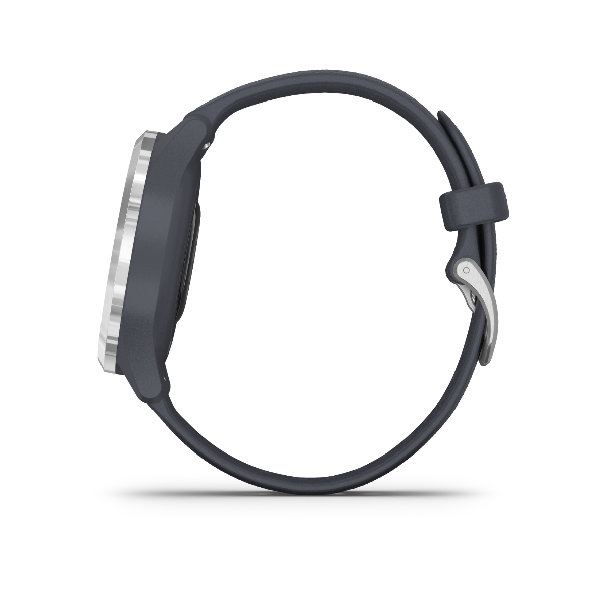 Garmin Vívomove 3S, Silver with Granite Blue Band, GPS Smartwatch (Garmin Certified Refurbished) by Garmin