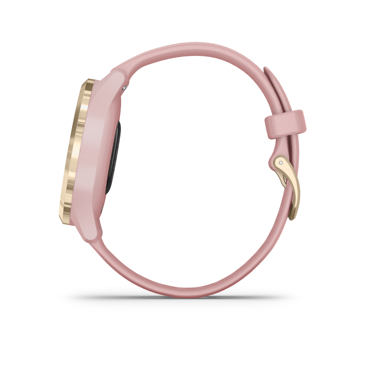 Garmin Vívomove 3S, Light Gold with Dust Rose Band, GPS Smartwatch (Garmin Certified Refurbished) by Garmin