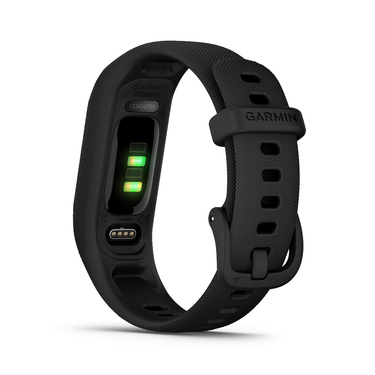 Garmin Vivosmart 5 black large fitness smartwatch with silicone band