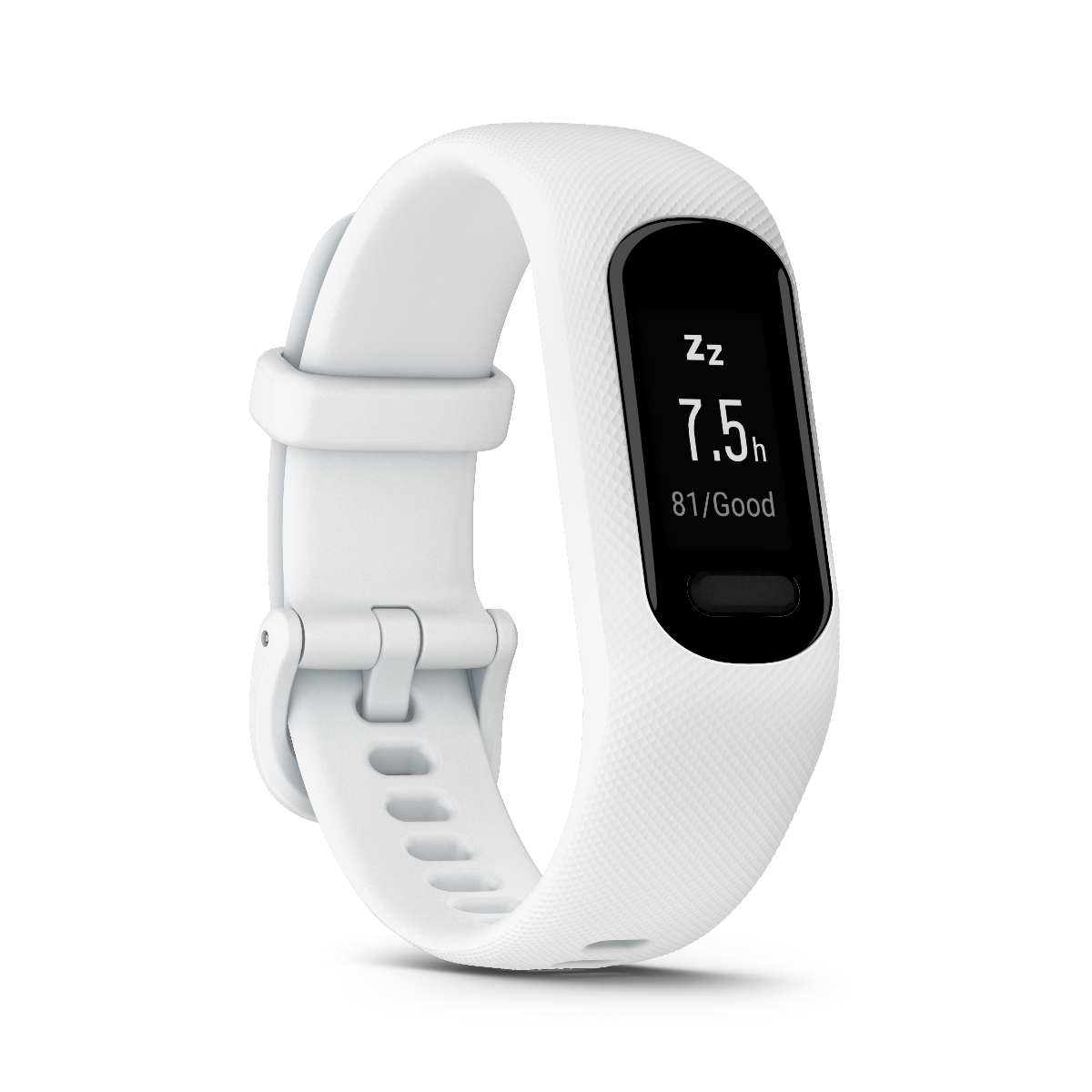 Garmin Vivosmart 5 smartwatch, white band, S/M, model 010-02645-01