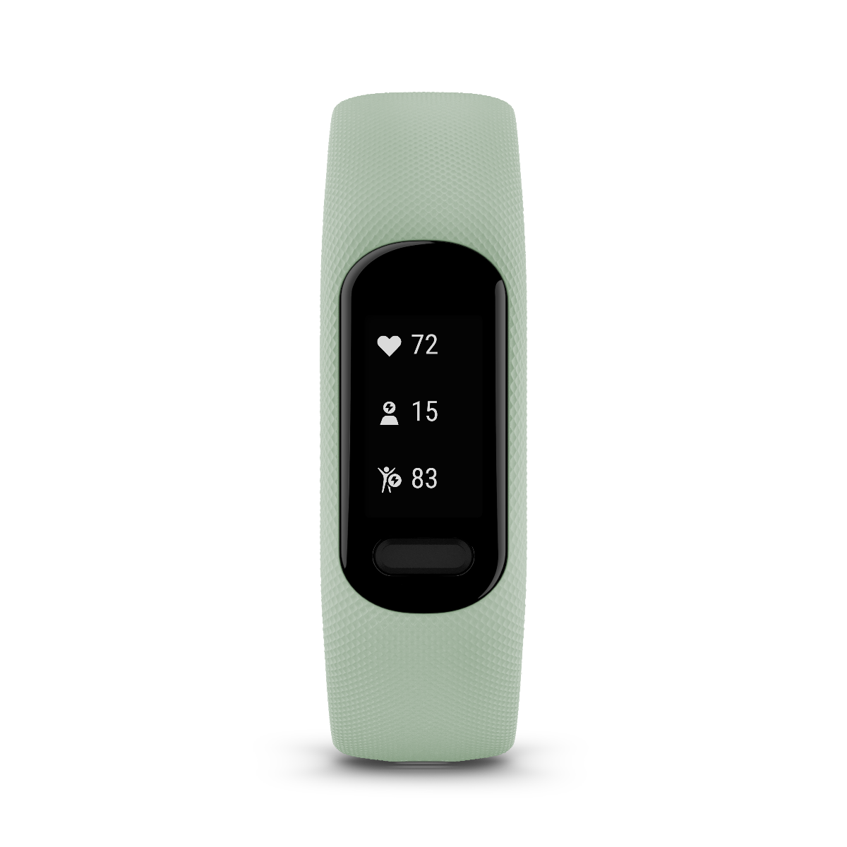 Garmin Vivosmart 5 smartwatch with Cool Mint band, S/M (010-02645-02)