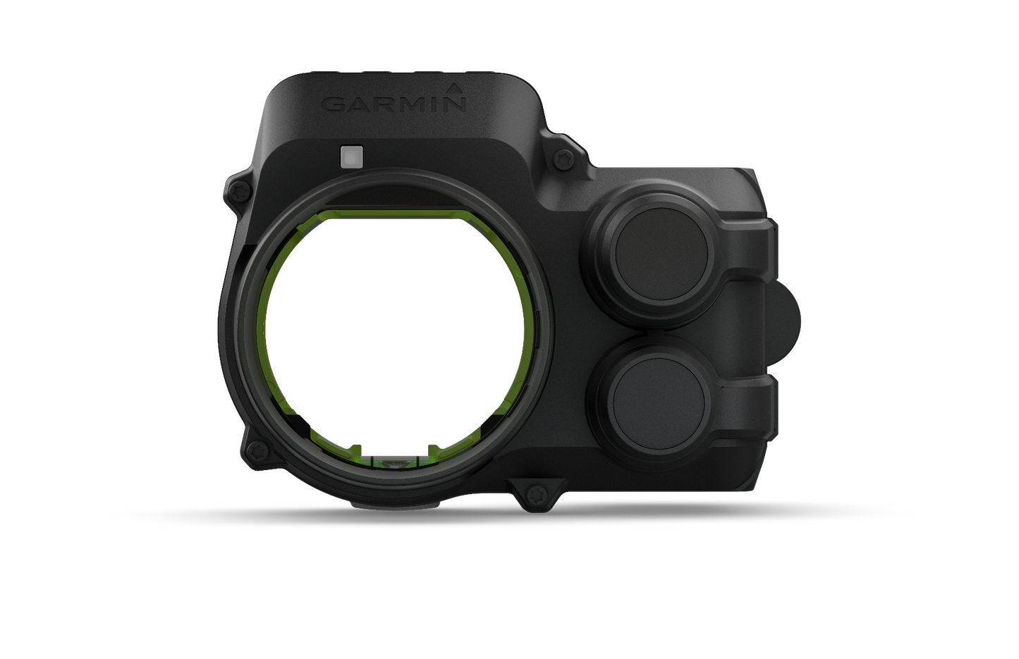 Garmin Xero A1i PRO left-handed bow sight with black body and green inner ring