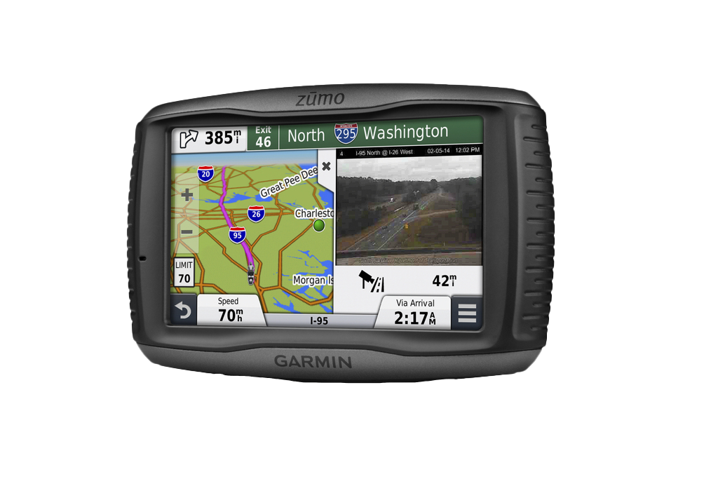 Garmin Zumo 590LM motorcycle GPS, refurbished black unit