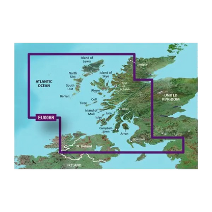 Garmin Scotland, West Coastal and Inland Charts BlueChart g3 | HXEU006R | microSD/SD by Garmin