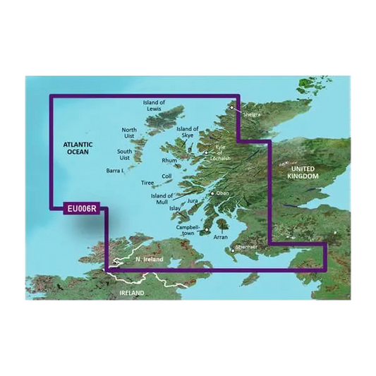 Garmin Scotland, West Coastal and Inland Charts BlueChart g3 Vision | VEU006R | microSD/SD by Garmin