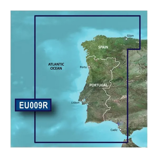 Garmin Portugal and Northwest Spain Charts BlueChart g3 Vision | VEU009R | microSD/SD by Garmin