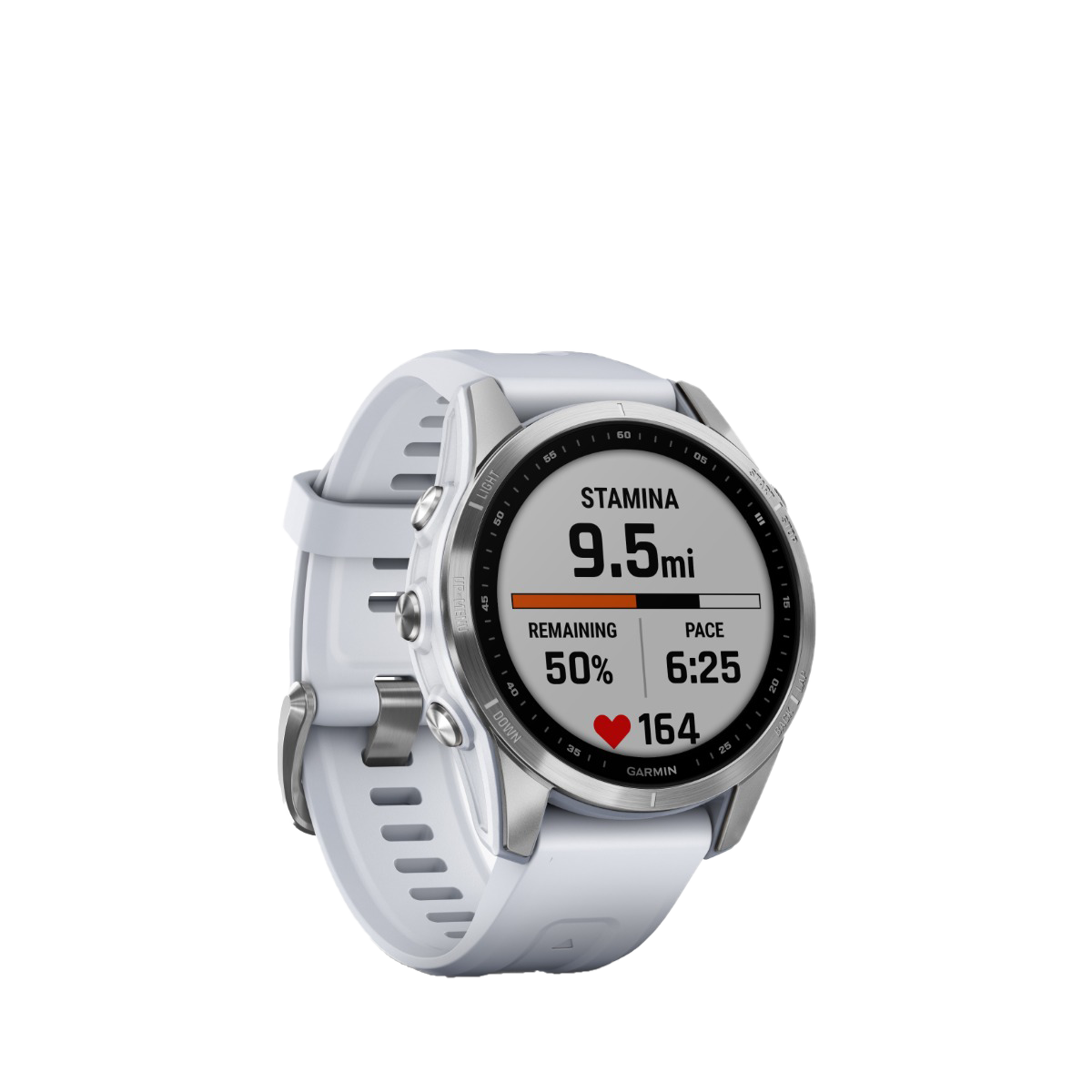 Garmin fenix 7S - Silver with Whitestone Band (010-02539-02 Garmin fenix 7S - Silver with Whitestone Band (010-02539-02