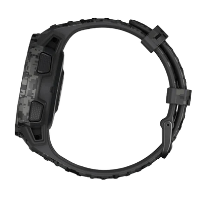 Garmin Instinct Solar - Camo Edition, Graphite Camo (010-02293-15) by Garmin