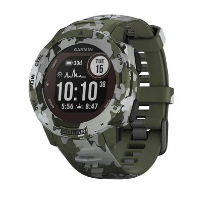 Garmin Instinct Solar - Camo Edition, Lichen Camo (010-02293-06) by Garmin
