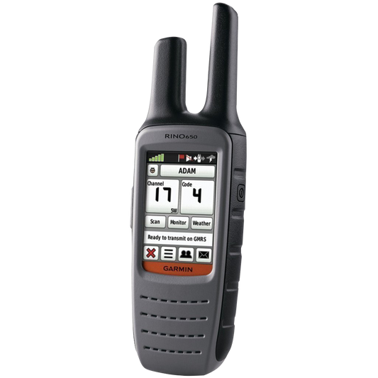 Garmin Rino 655t, 2-Way Radio/GPS Navigator with Maps (Garmin Certified Refurbished) by Garmin