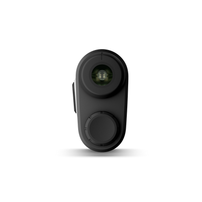 Garmin Approach Z10 golf laser rangefinder, certified refurbished, dark gray with visible lens.