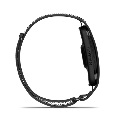 CIRQA Smart Band, black, S-M size for Garmin Venu watch