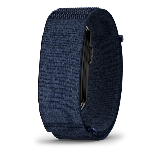 Garmin CIRQA Smart Band Captain Blue fabric watch strap, L-XL, for Venu/Garmin activity monitors.