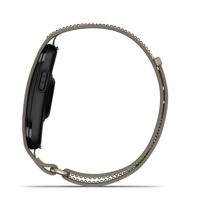 Garmin CIRQA Smart Band for Venu watches, French Gray woven strap, size L-XL.