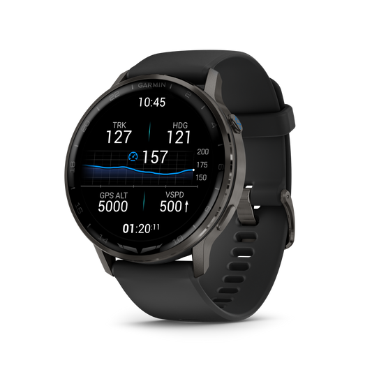 Garmin D2 Air X15, Slate with Black Silicone Band (010-03014-51)