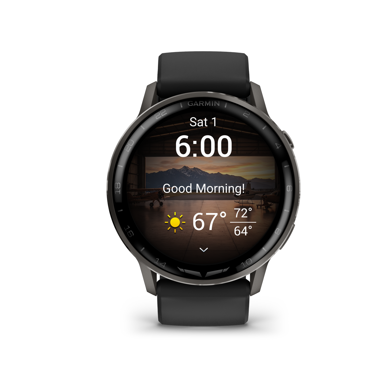 Garmin D2 Air X15, Slate with Black Silicone Band (010-03014-51)