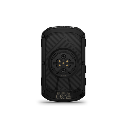 Garmin Edge 550 cycling GPS bike computer, black with textured back and gold charging contacts