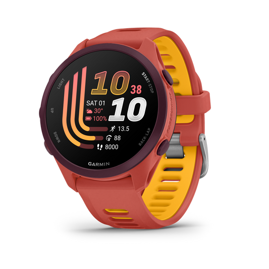 Garmin Forerunner 170 Music, Red Pink/Mango Band  (010-03920-13)