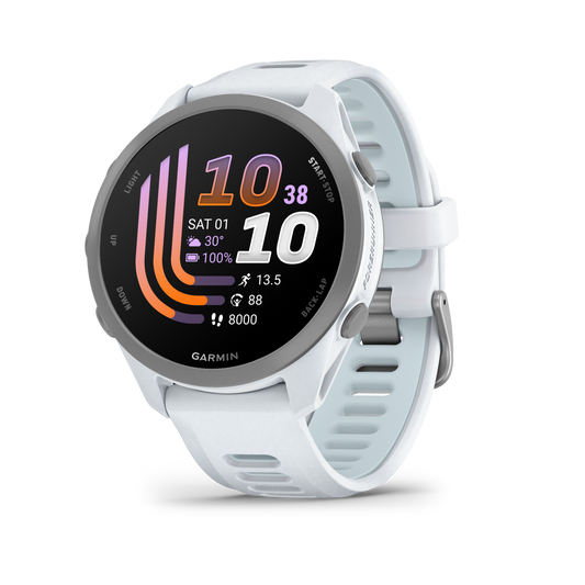 Garmin Forerunner 170 Music, Whitestone/Cloud Blue Band (010-03920-11)