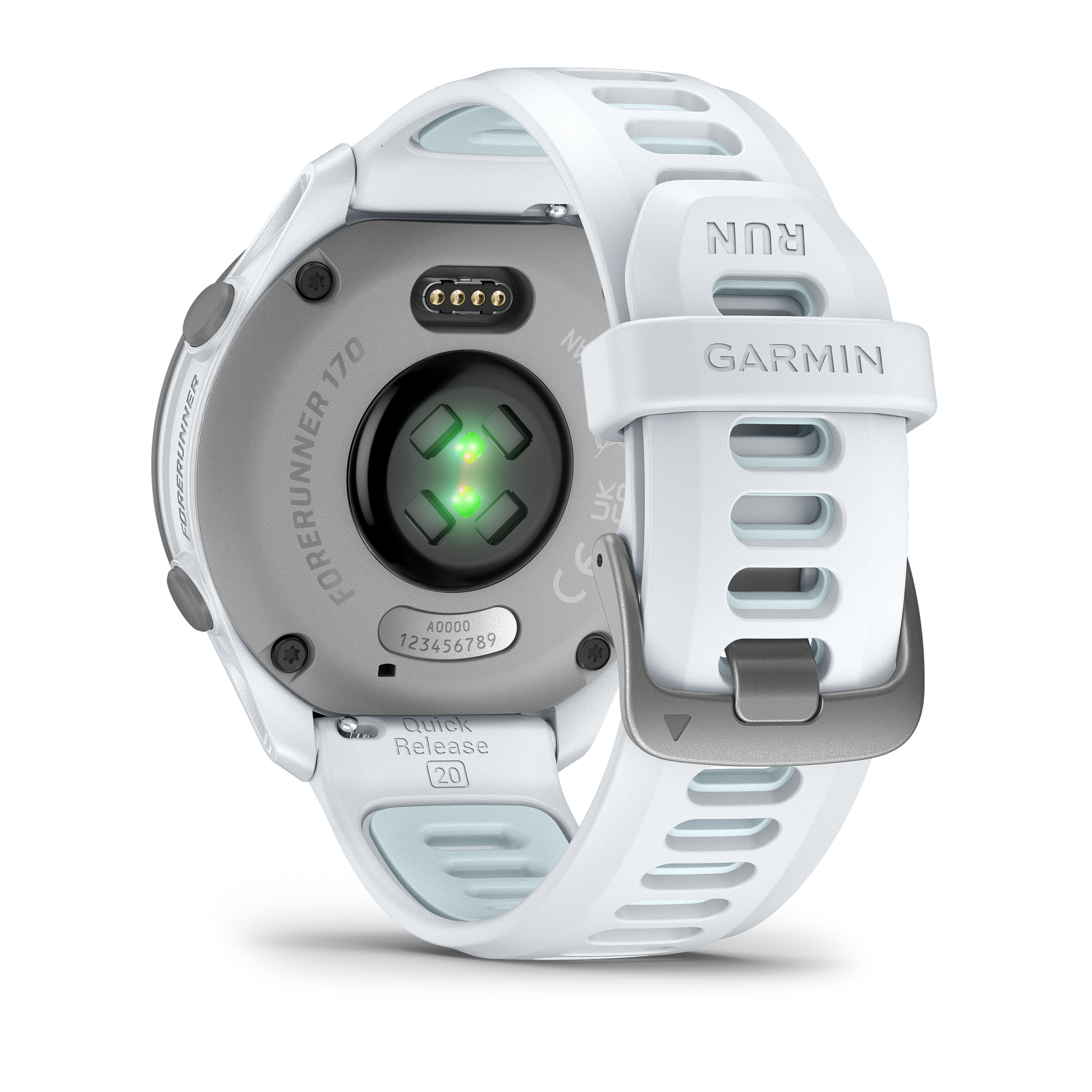 Garmin Forerunner 170 smart watch with Whitestone/Cloud Blue band