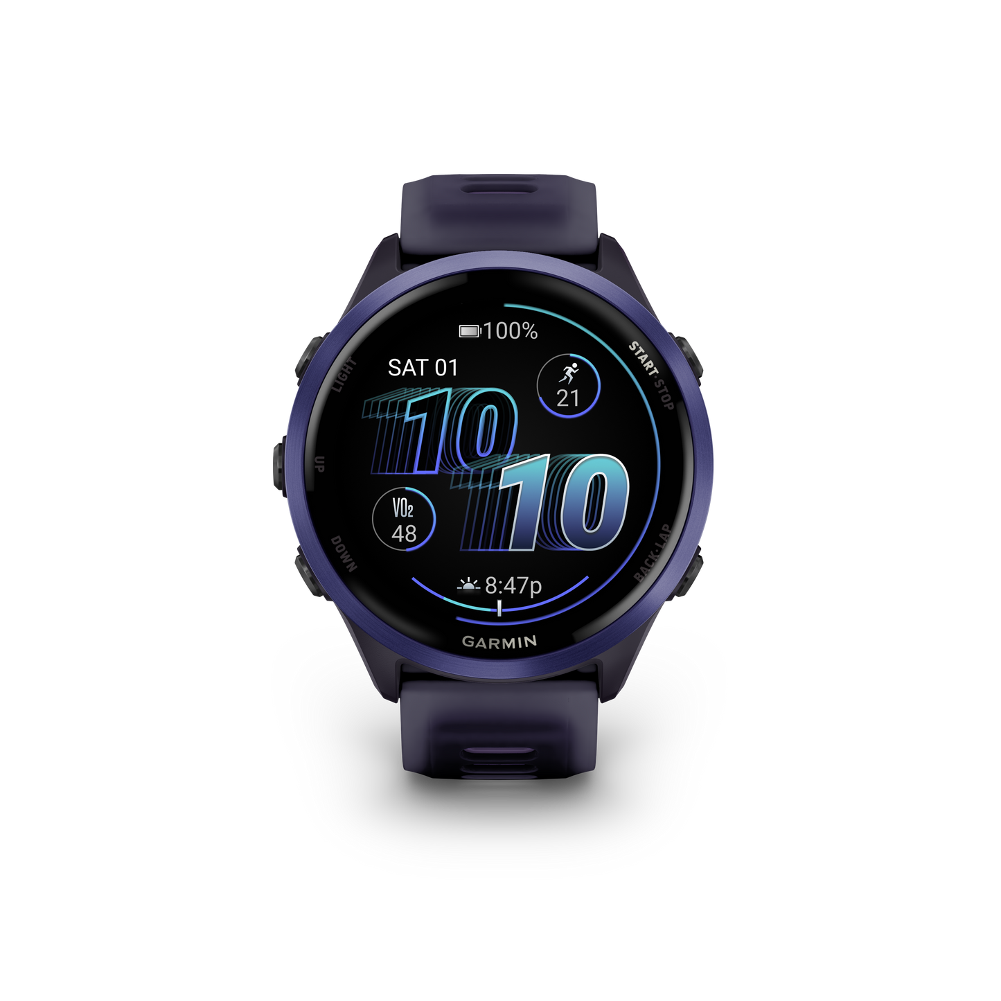 Garmin Forerunner 570, 47mm, Indigo with Purple/Indigo Band (010-02971-02) by Garmin