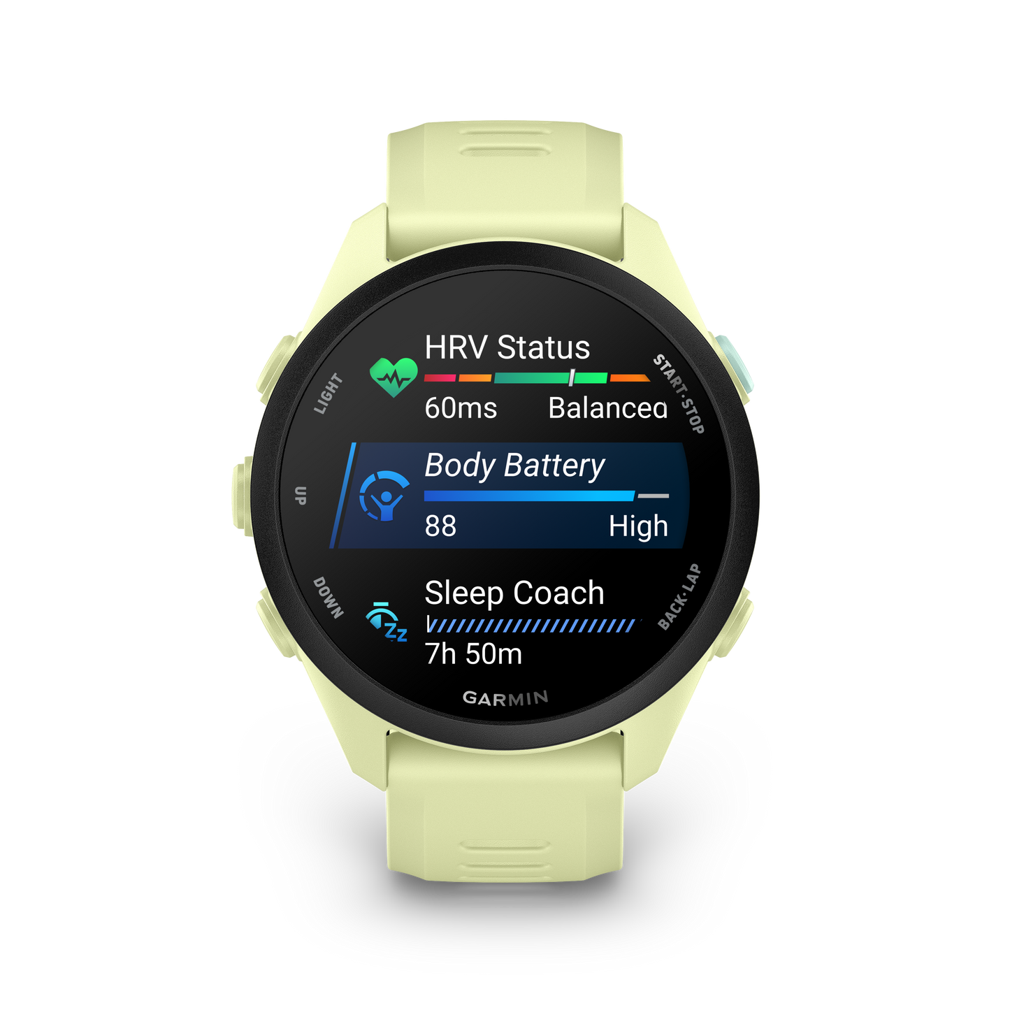 Garmin Forerunner 70, Citron, AMOLED, GPS Fitness Smartwatch (010-04307-02)