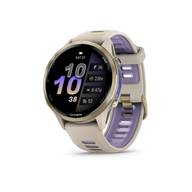Garmin Forerunner 970, Soft Gold Titanium with French Gray/Indigo (010-02969-02)