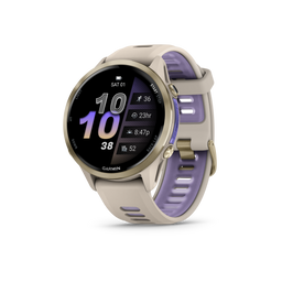 Garmin Forerunner 970, Soft Gold Titanium with French Gray/Indigo (010-02969-02) - image 1