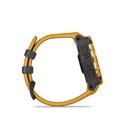 Garmin Instinct 3, (45mm), Solar, Sunburst with Sunburst/Gray Band (010-02934-02)