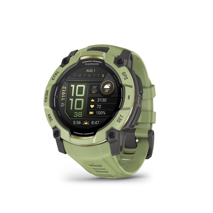 Garmin Instinct 3 AMOLED, (50mm) Fern Green with Fern Green Band (010-03020-02)