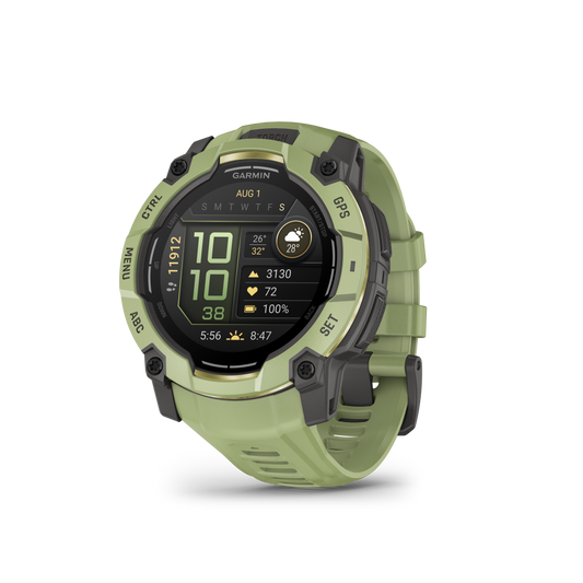 Garmin Instinct 3 AMOLED, (50mm) Fern Green with Fern Green Band (010-03020-02)